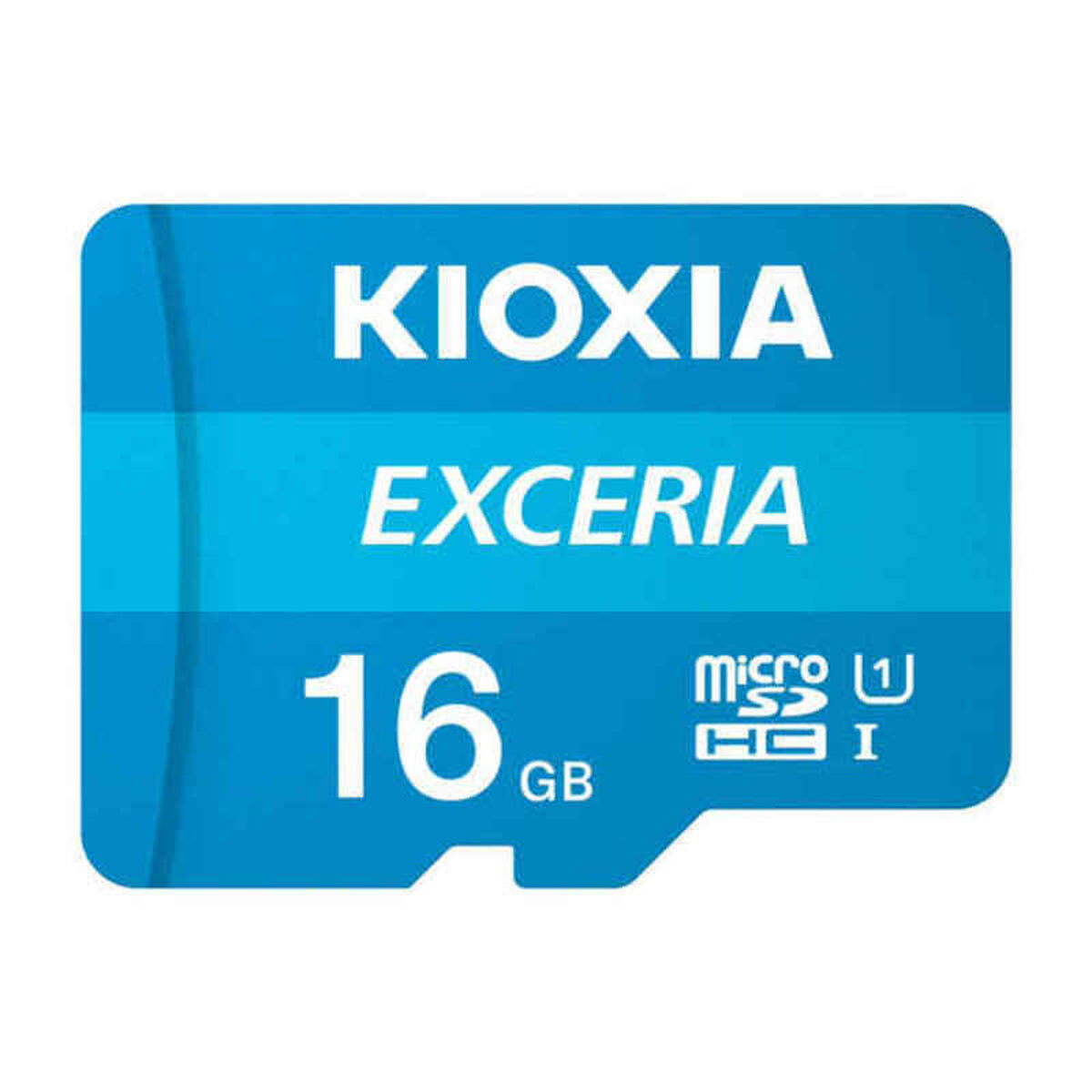 Afbeeldingen van Micro SD Memory Card with Adaptor Kioxia Exceria UHS-I Class 10 Blue