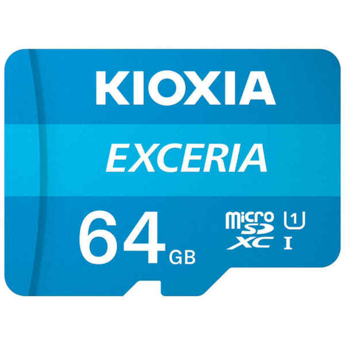 Afbeeldingen van Micro SD Memory Card with Adaptor Kioxia Exceria UHS-I Class 10 Blue