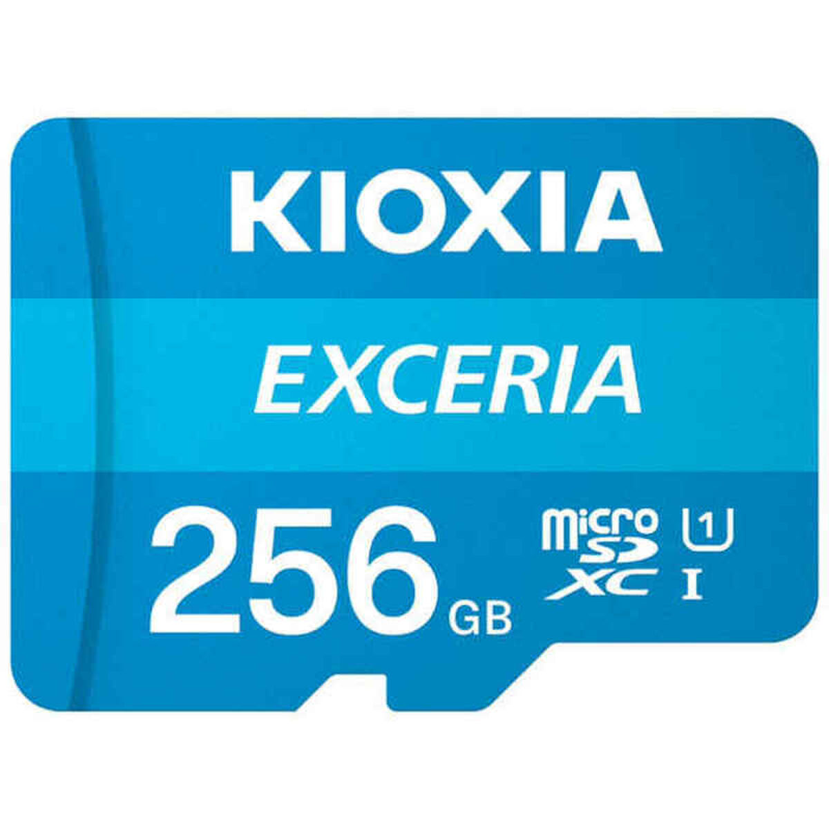 Afbeeldingen van Micro SD Memory Card with Adaptor Kioxia Exceria UHS-I Class 10 Blue