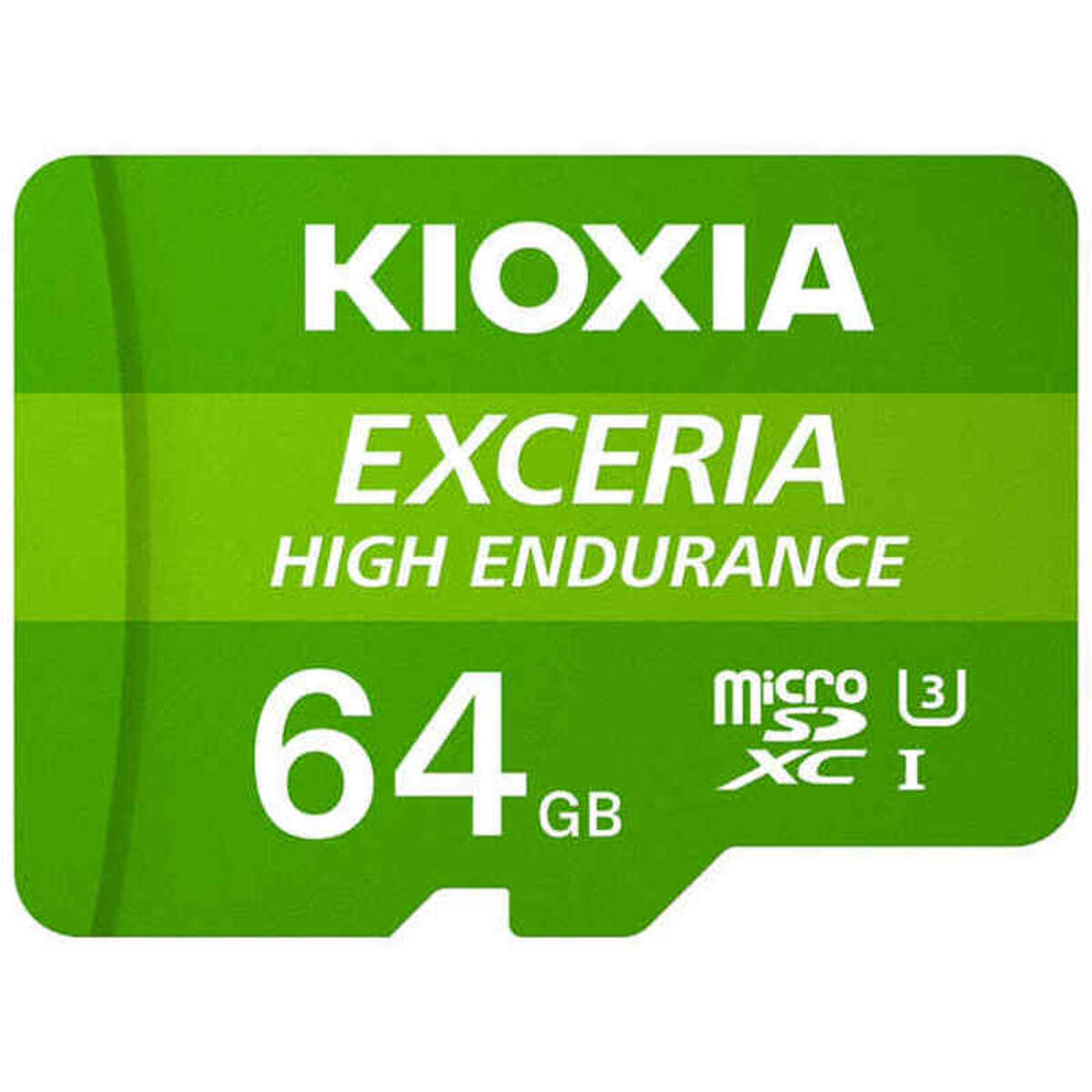 Afbeeldingen van Micro SD Memory Card with Adaptor Kioxia Exceria High Endurance Class 10 UHS-I U3 Green