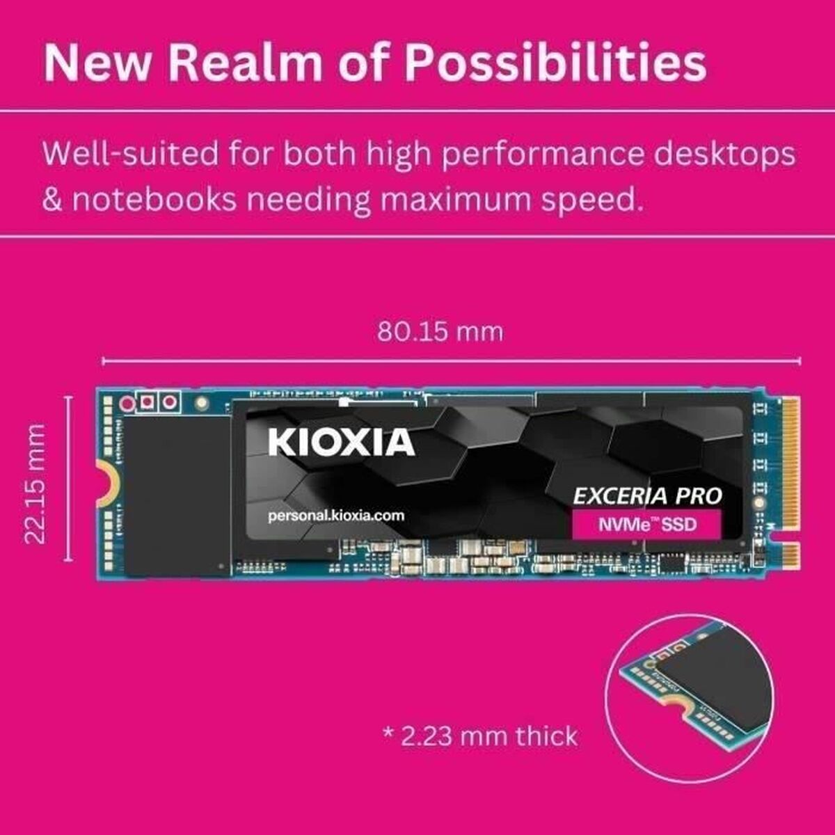 Picture of Hard Drive Kioxia 2 TB SSD