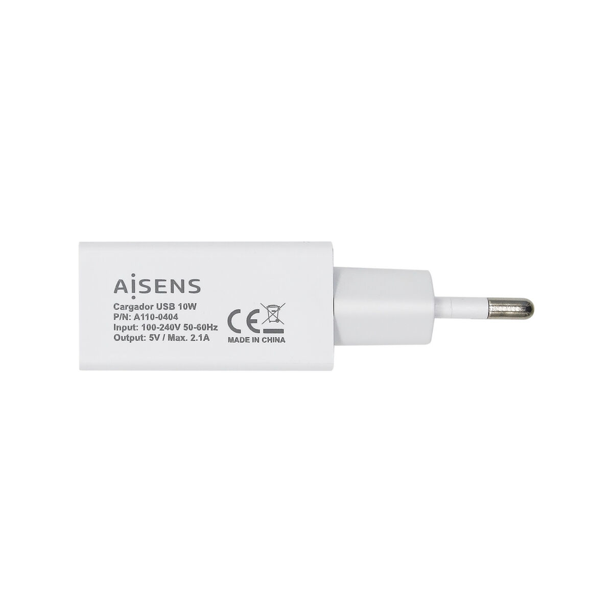 Picture of Wall Charger Aisens A110-0404 White 10 W
