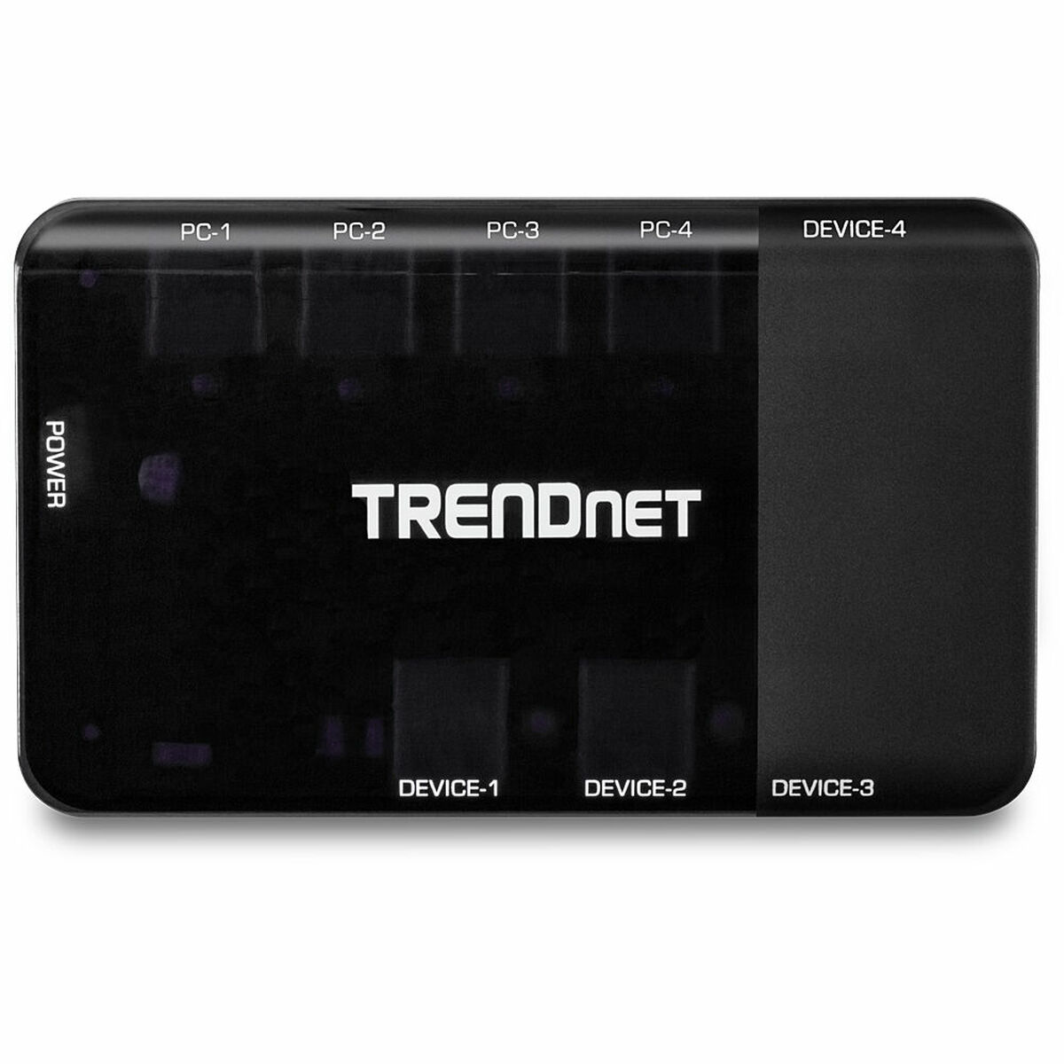 Afbeeldingen van Switch Trendnet TK-U404 USB Black
