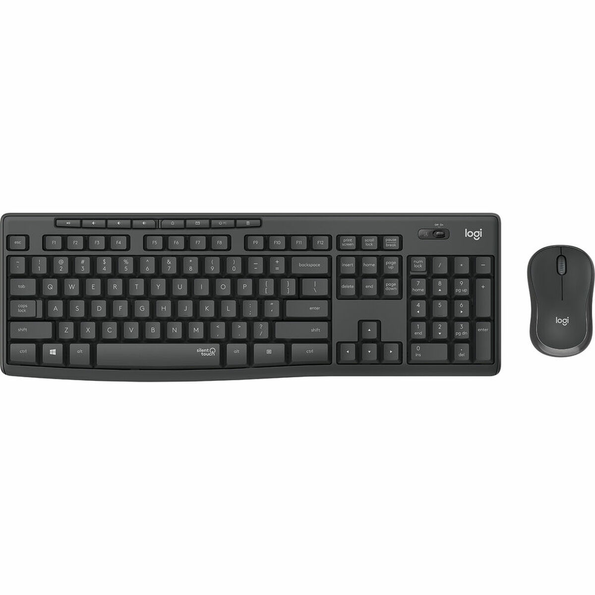 Obrazek Keyboard and Wireless Mouse Logitech 920-009798 Spanish Spanish Qwerty QWERTY