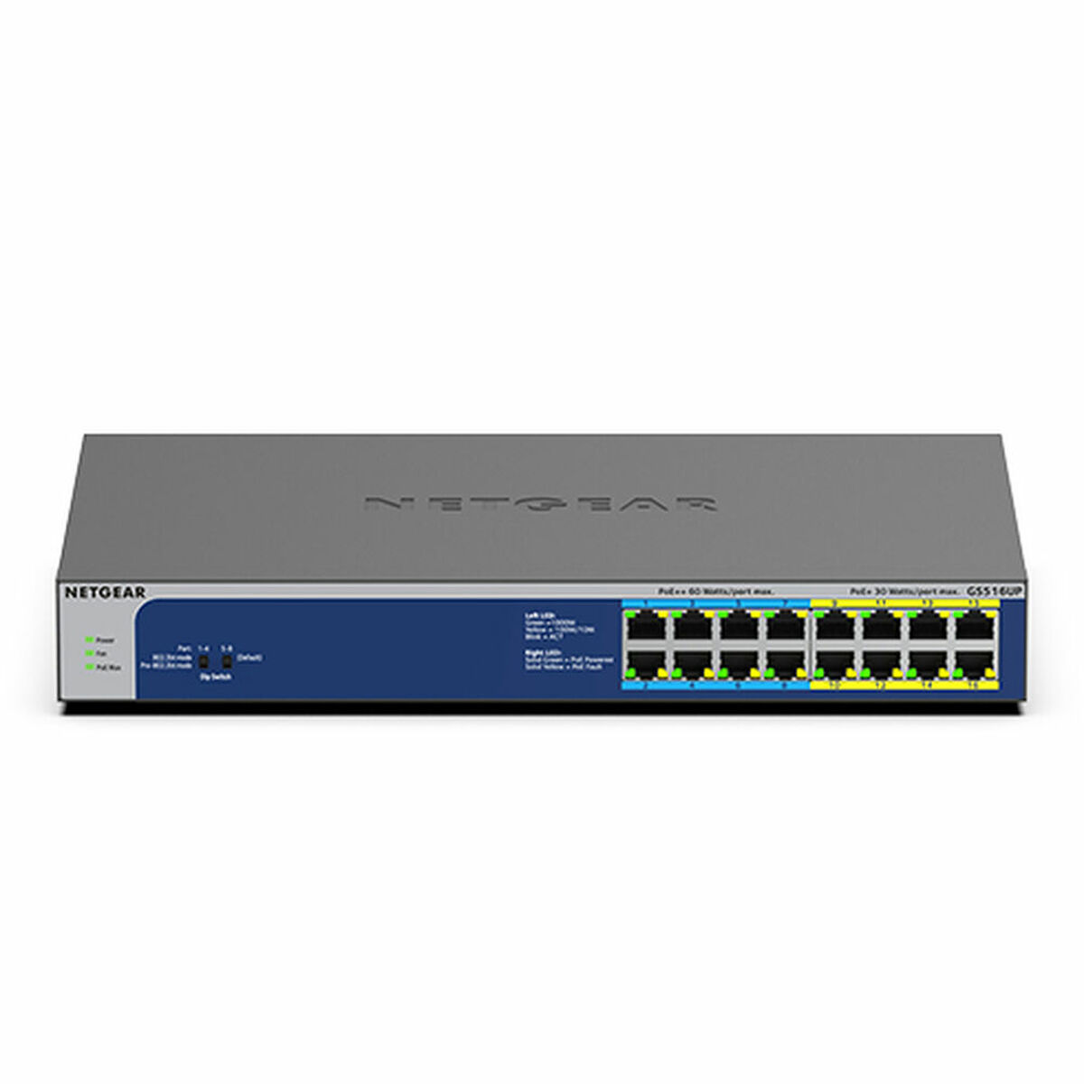Afbeeldingen van Switch Netgear GS516UP-100EUS 32 Gbps