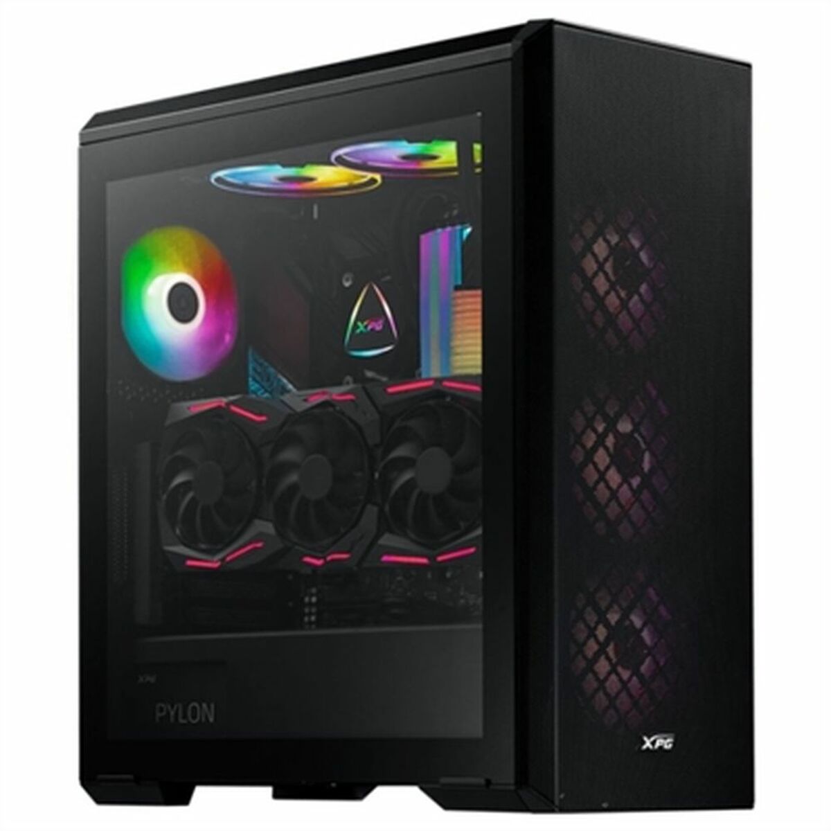 XPG DEFENDER-BKCWW Black ATX Semi-Tower Computer Case