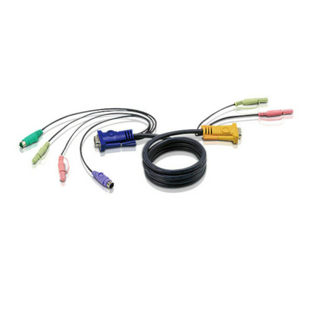 Immagine di Cable adapter Aten Aten Cable KVM PS/2 con audio y SPHD 3 en 1 de 1,8 m