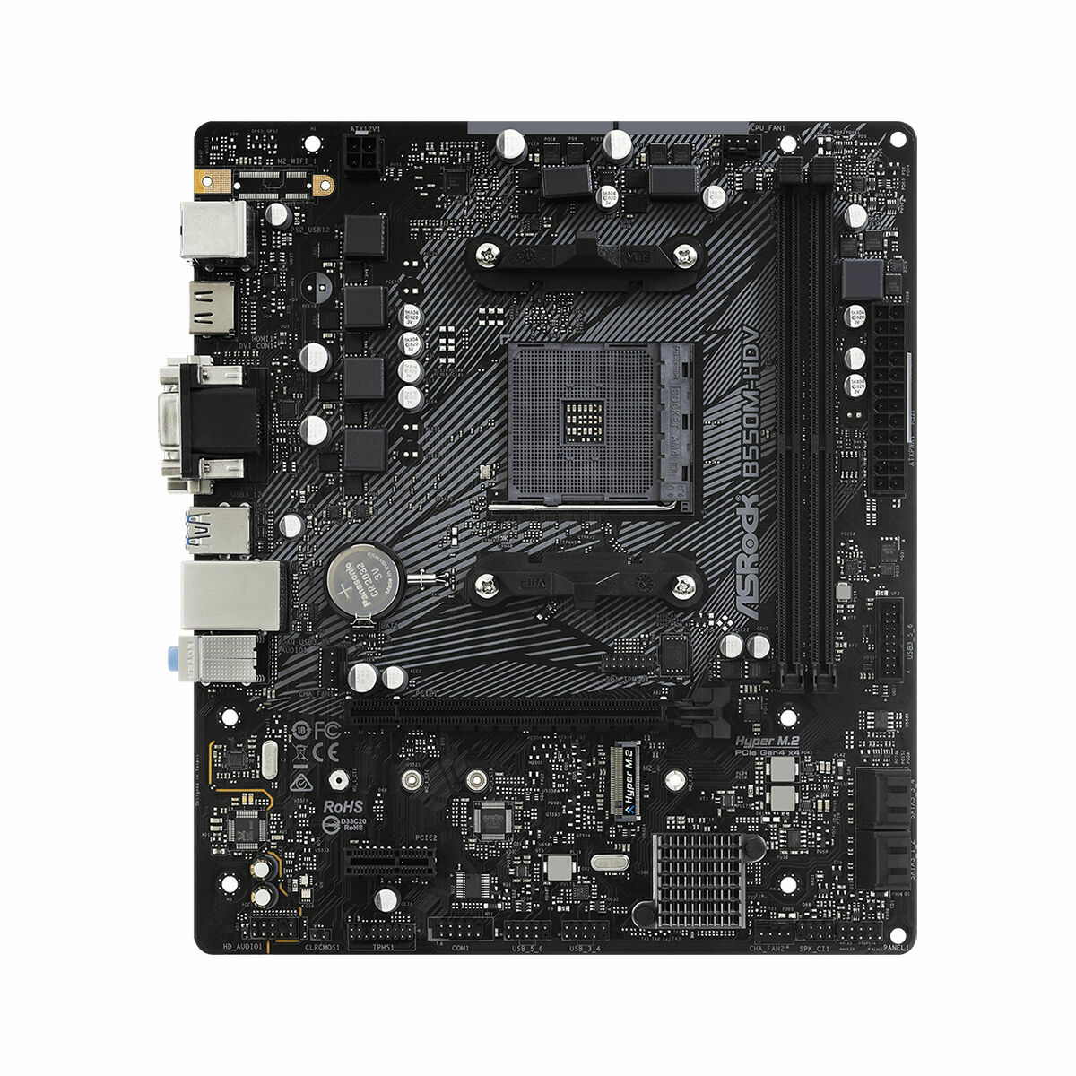 Picture of Motherboard ASRock B550M-HDV AMD AM4 AMD B550
