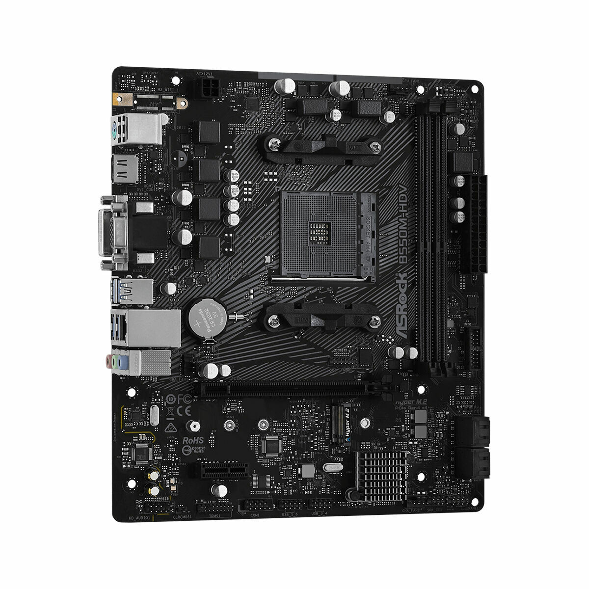 Picture of Motherboard ASRock B550M-HDV AMD AM4 AMD B550
