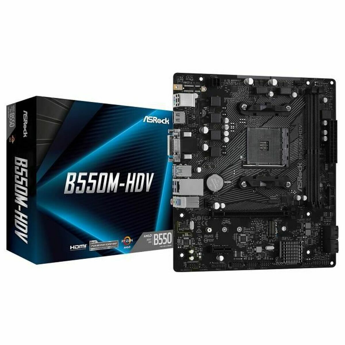 Picture of Motherboard ASRock B550M-HDV AMD AM4 AMD B550
