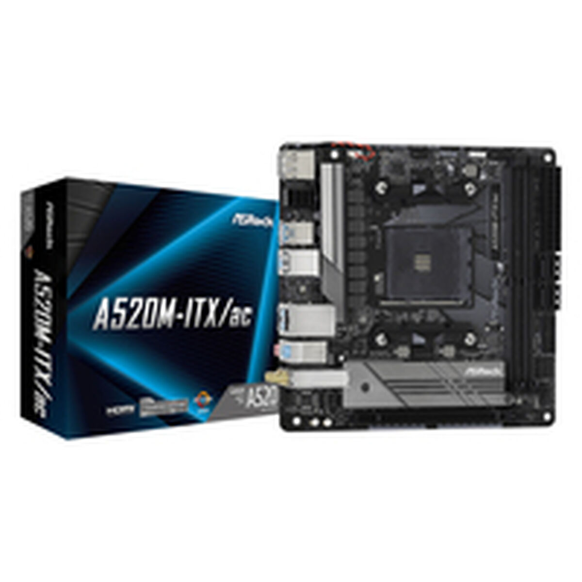 Afbeeldingen van Motherboard ASRock A520M-ITX/AC AMD AM4 AMD