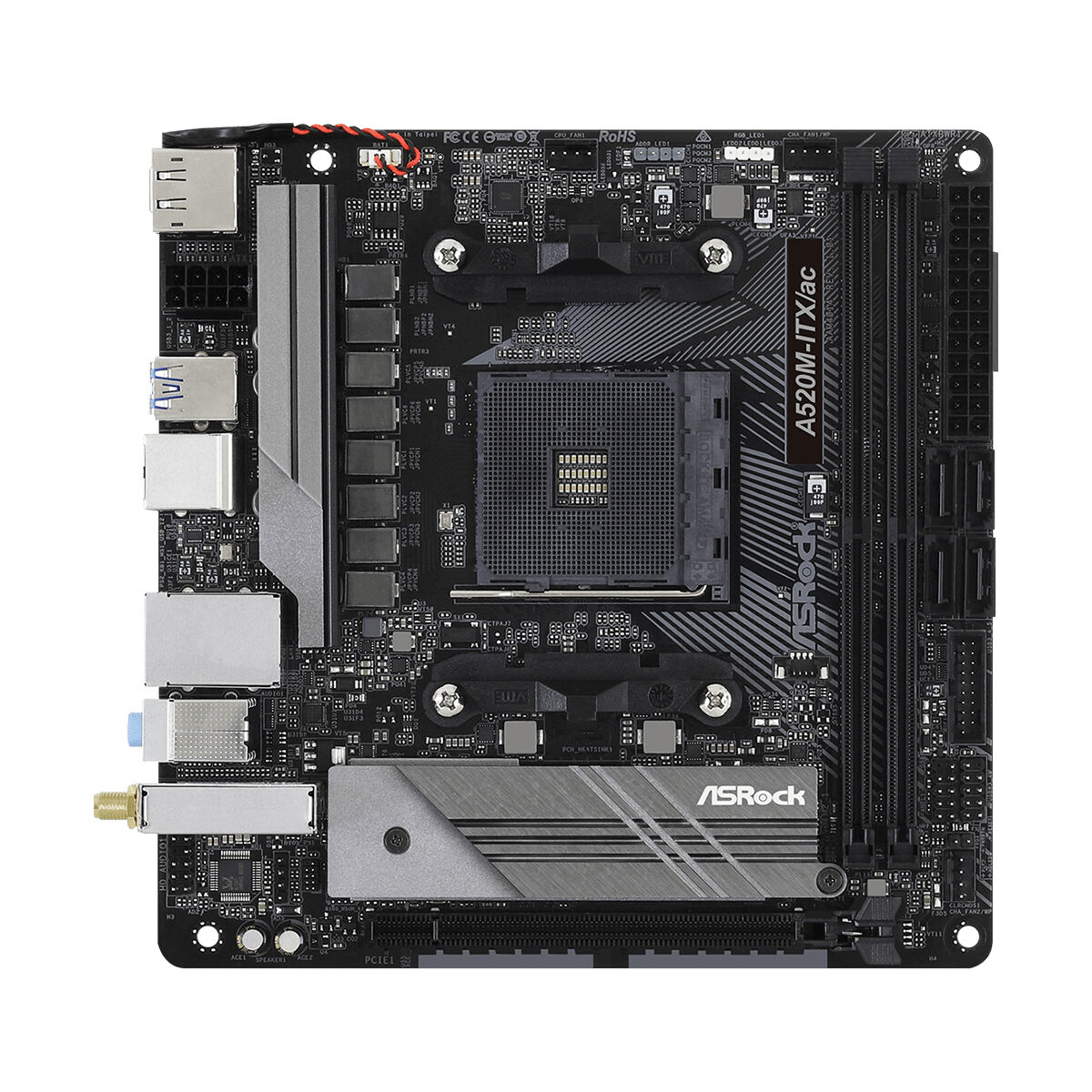 Afbeeldingen van Motherboard ASRock A520M-ITX/AC AMD AM4 AMD