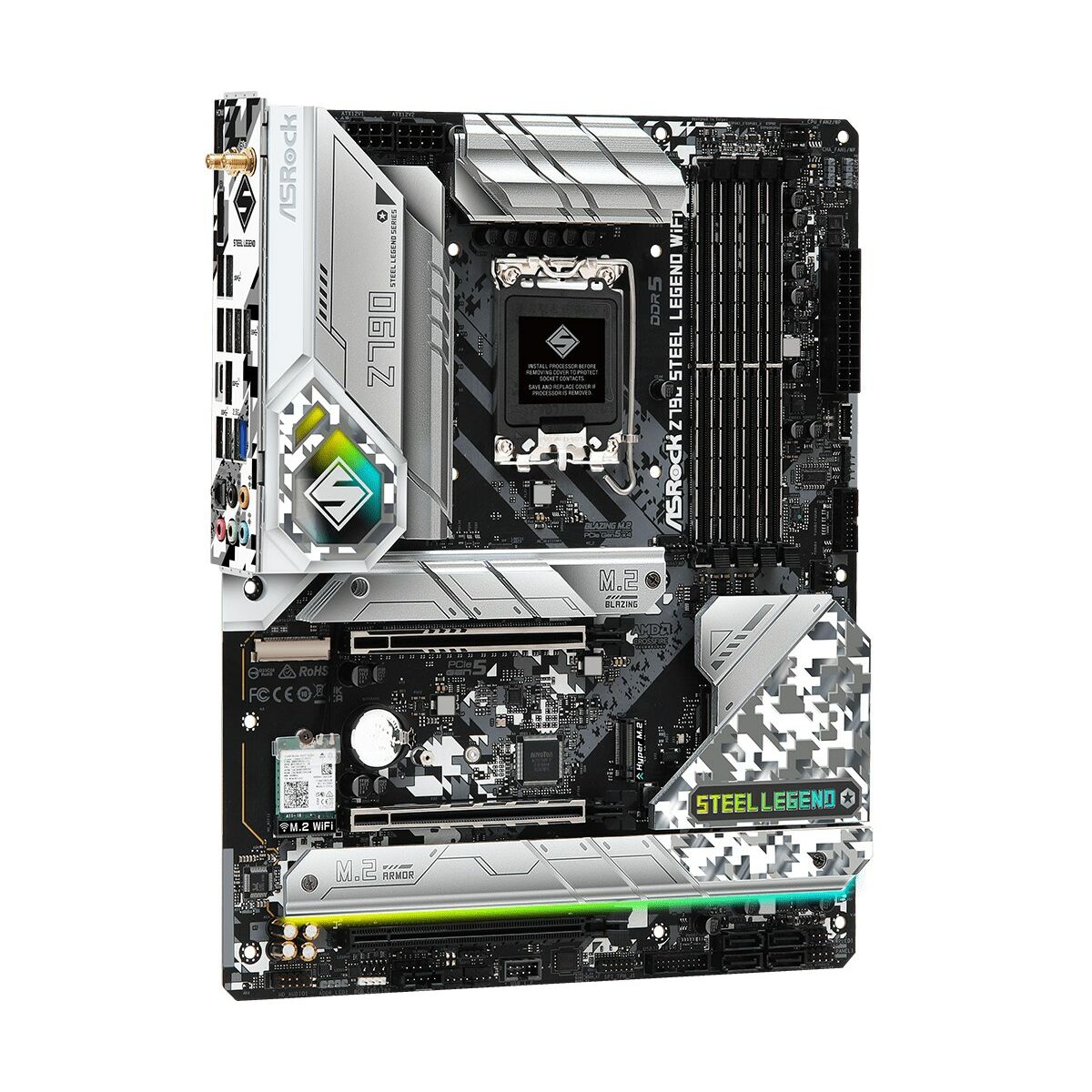 Picture of Motherboard ASRock Z790 Steel Legend WiFi LGA 1700 INTEL Z790