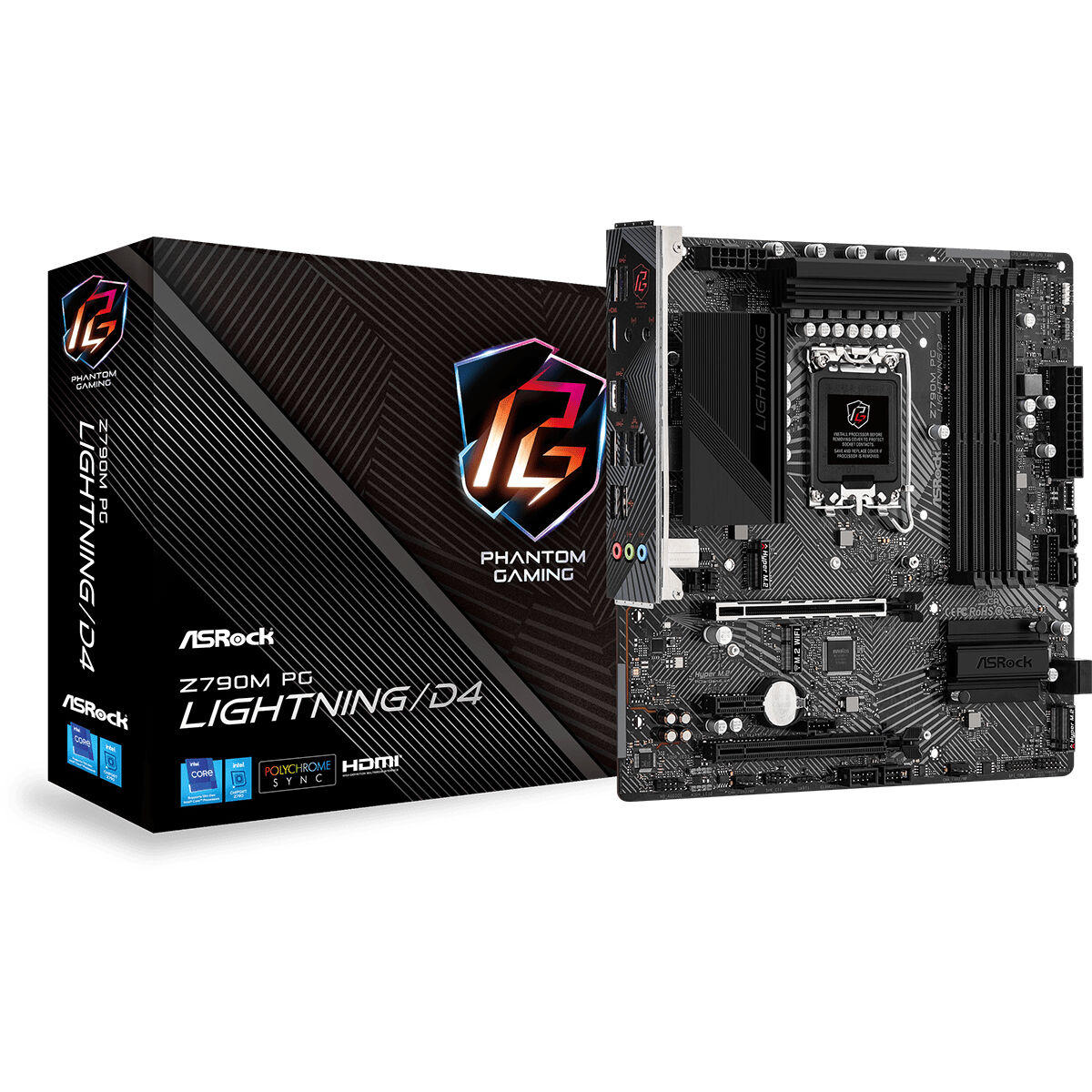 Afbeeldingen van Motherboard ASRock Z790M PG Lightning/D4 LGA 1700 INTEL Z790