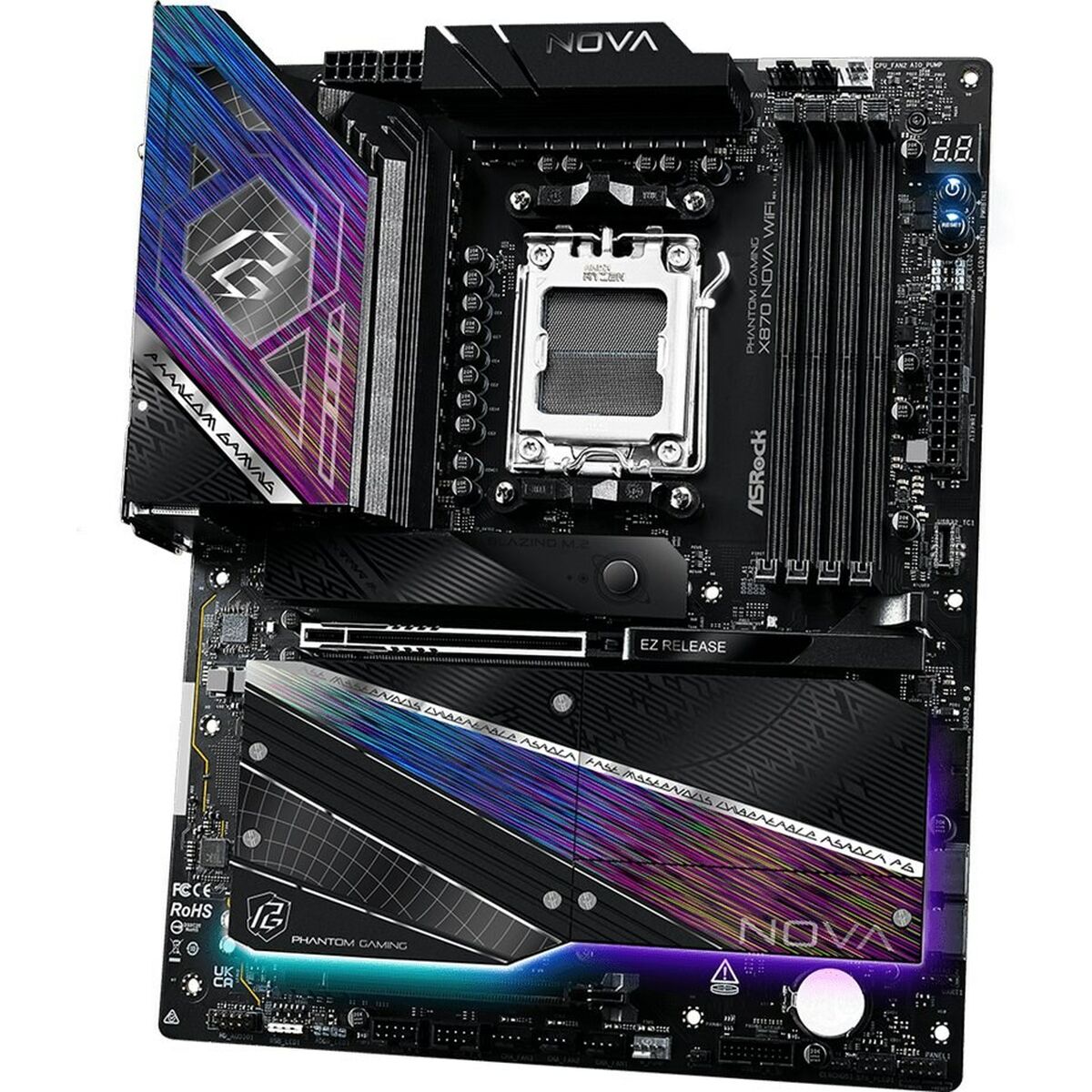 Afbeeldingen van Motherboard ASRock X870 NOVA WIFI AMD AM5 AMD X870