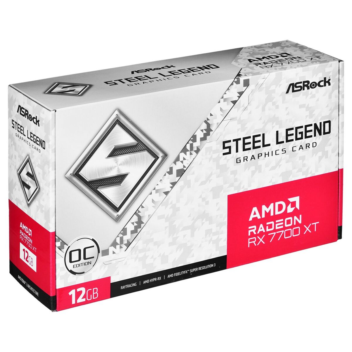Afbeeldingen van Graphics card ASRock RX7700XT SL 12GO 12 GB GDDR6