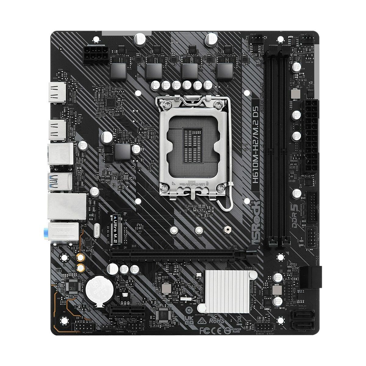 Kép Motherboard ASRock 90-MXBML0-A0UAYZ LGA 1700 INTEL H610