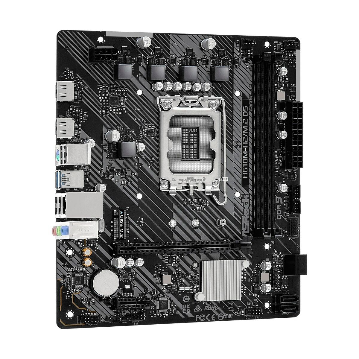 Kép Motherboard ASRock 90-MXBML0-A0UAYZ LGA 1700 INTEL H610