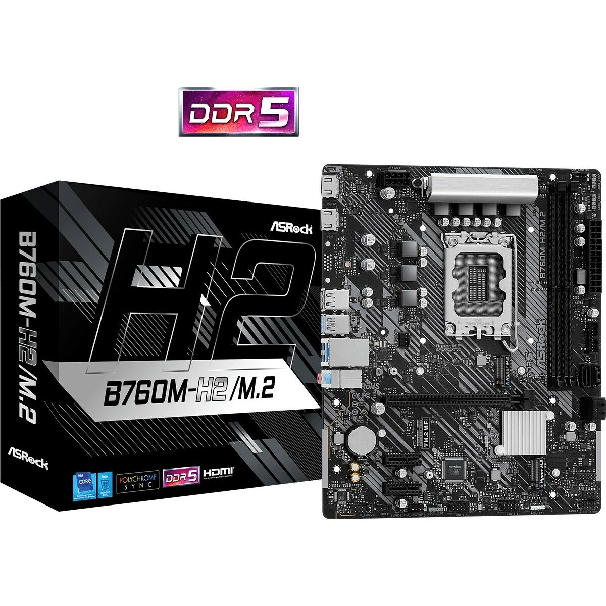 Picture of Motherboard ASRock B760M-H2/M.2 LGA 1700 INTEL® B760