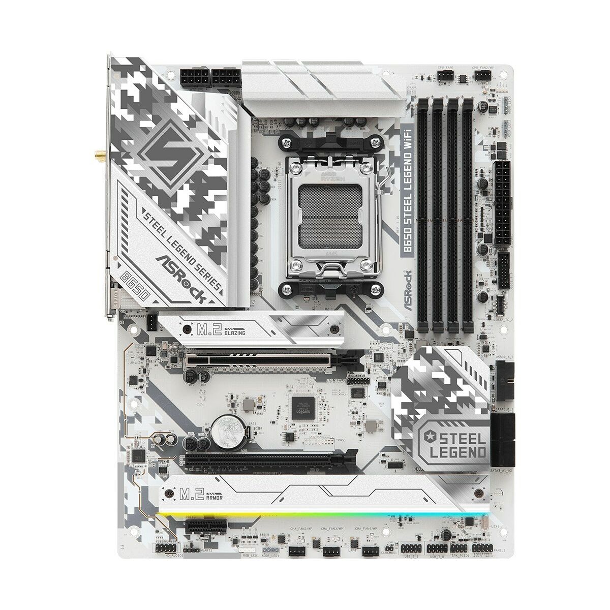 Picture of Motherboard ASRock B650 STEEL LEGEND WIFI AMD B650 AMD AM5
