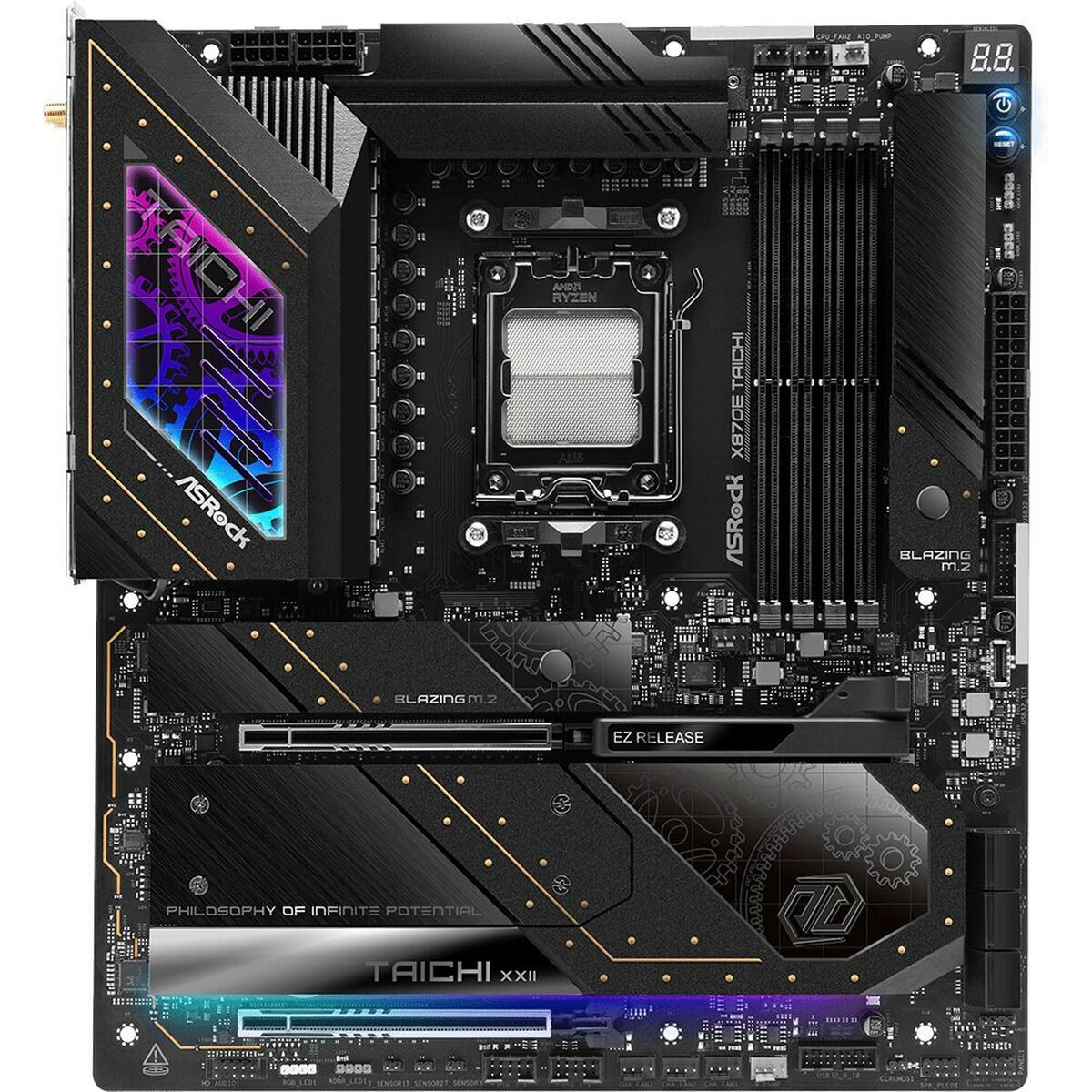 Afbeeldingen van Motherboard ASRock X870E Taichi Intel Wi-Fi 6 AMD AM5 AMD X870E