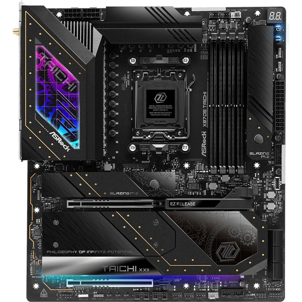 Afbeeldingen van Motherboard ASRock X870E Taichi Intel Wi-Fi 6 AMD AM5 AMD X870E