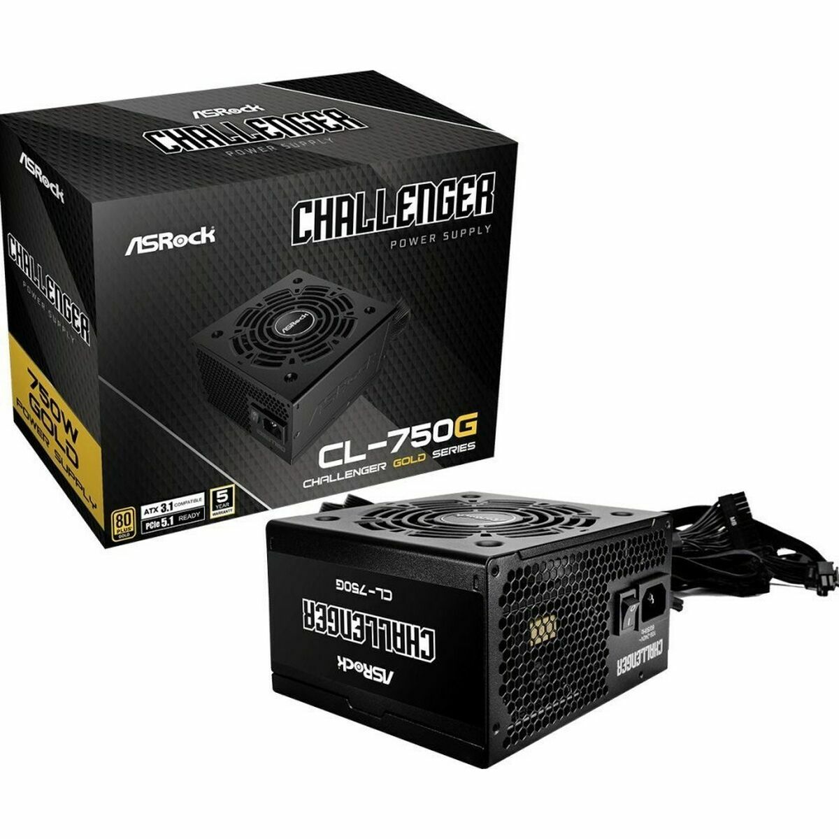 Immagine di Power supply ASRock 90-UXC075-GNEAAA 750 W 80 Plus Gold
