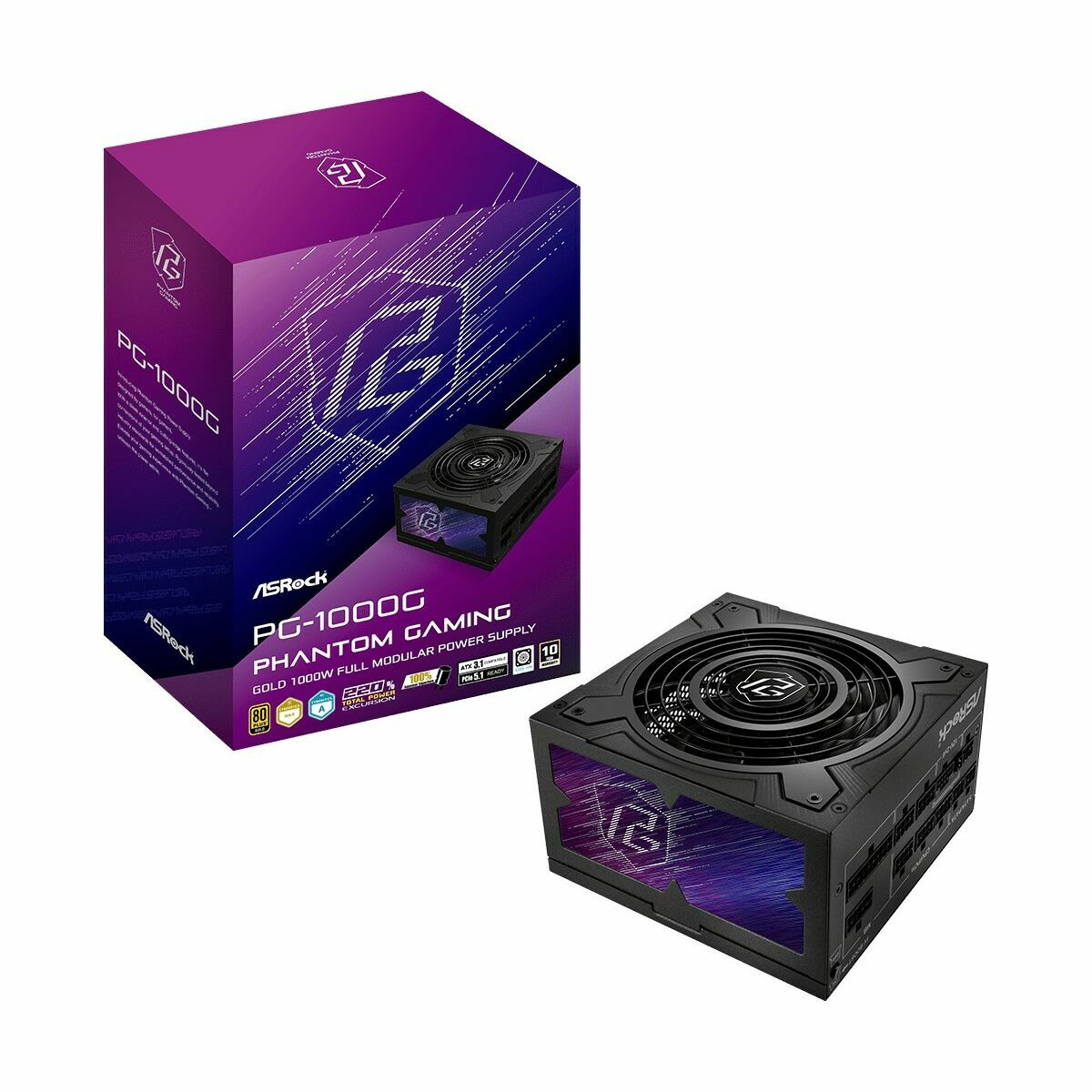 Immagine di Power supply ASRock 90-UXP100-GFEAAB 1000 W 80 Plus Gold
