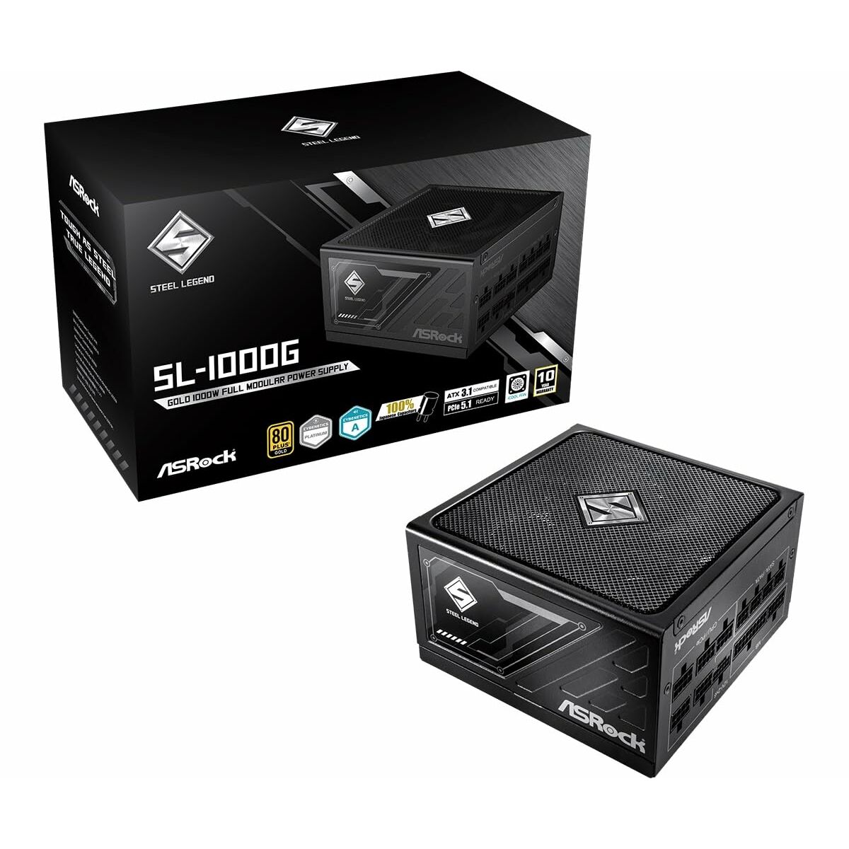 Immagine di Power supply ASRock 90-UXS100-GFEABA 1000 W 80 Plus Gold