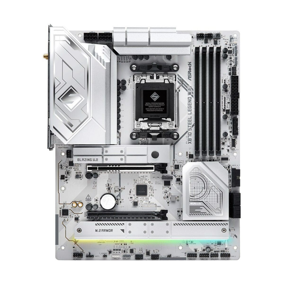 Picture of Motherboard ASRock X870 Steel Legend WiFi AMD X870 AMD AM5