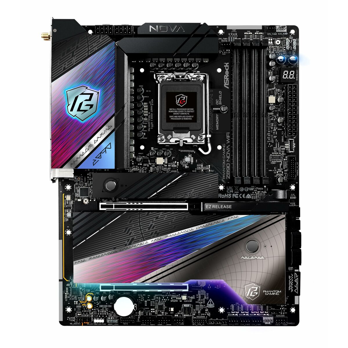 Afbeeldingen van Motherboard ASRock Z890 NOVA WIFI LGA 1851 Intel Z890