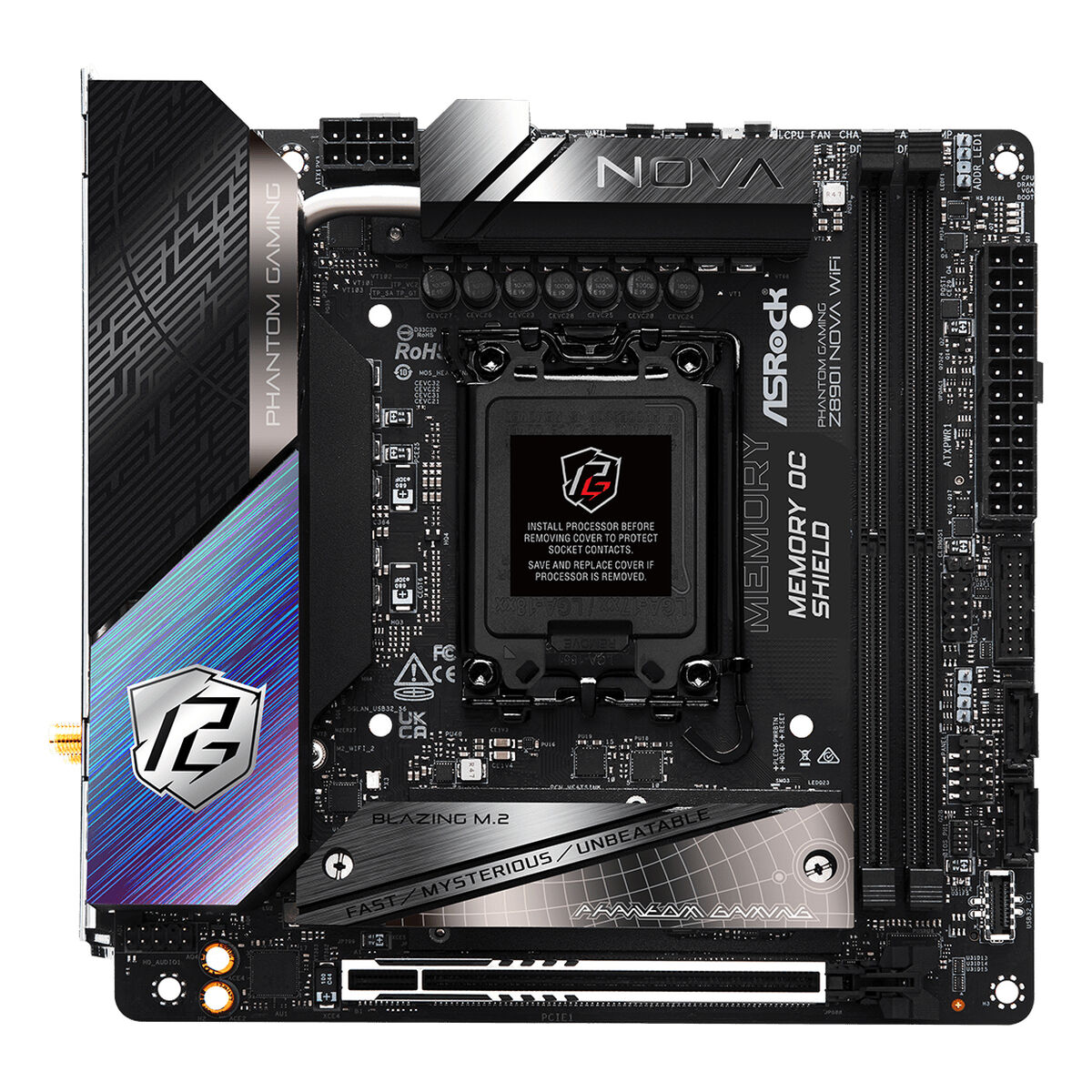 Afbeeldingen van Motherboard ASRock Z890I Nova WiFi Intel Z890 LGA 1851