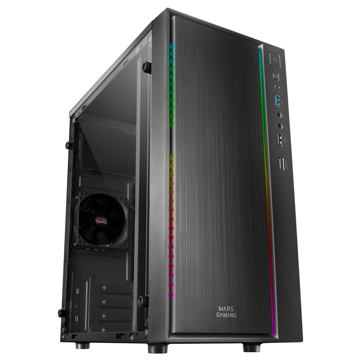 Picture of ATX Mini-tower Box Case Mars Gaming MCM Black