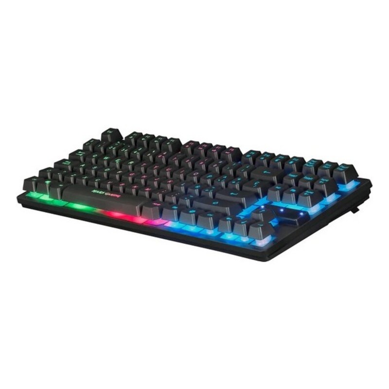 Keyboard with Gaming Mouse Mars Gaming MCPTKLES 3200 dpi RGB Black (Spanish)