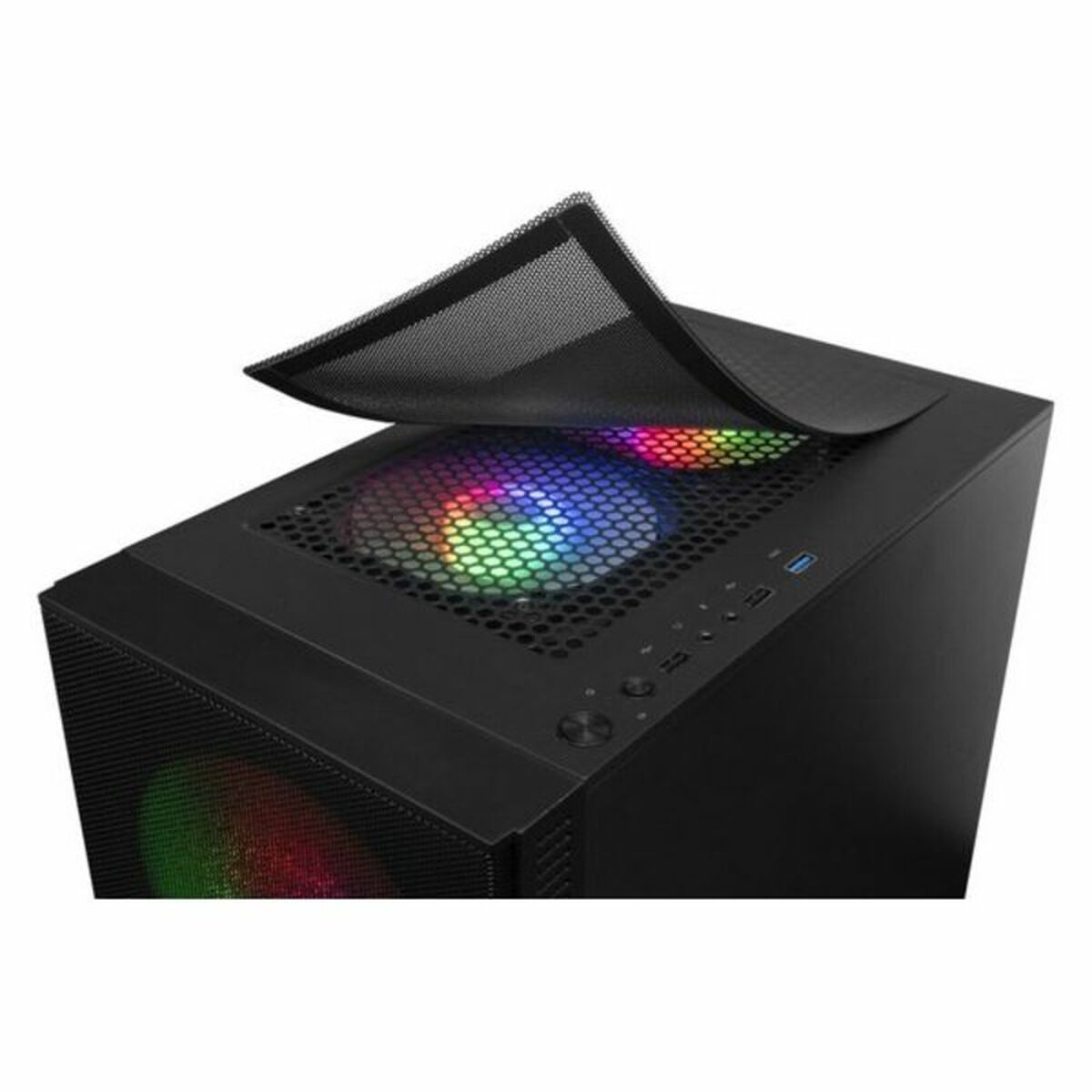 Afbeeldingen van ATX/mATX Semi-tower Box Mars Gaming LED RGB LED RGB Micro ATX