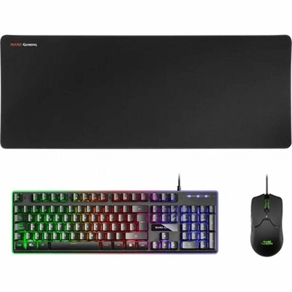 Afbeeldingen van Keyboard with Gaming Mouse Mars Gaming MCPX
