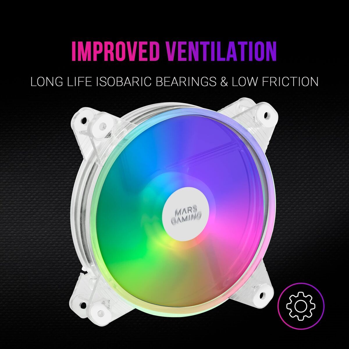 Bild von Laptop Fan Mars Gaming MFD Ø 12 cm (1 Unit)