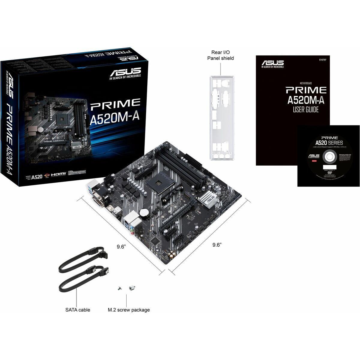 Picture of Motherboard Asus 90MB17H0-M0EAYC AMD AM4 AMD A520 AMD