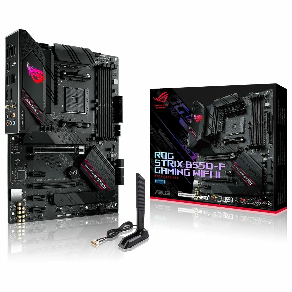 Bild von Motherboard Asus ROG STRIX B550-F GAMING WIFI II AMD B550 AMD AMD AM4