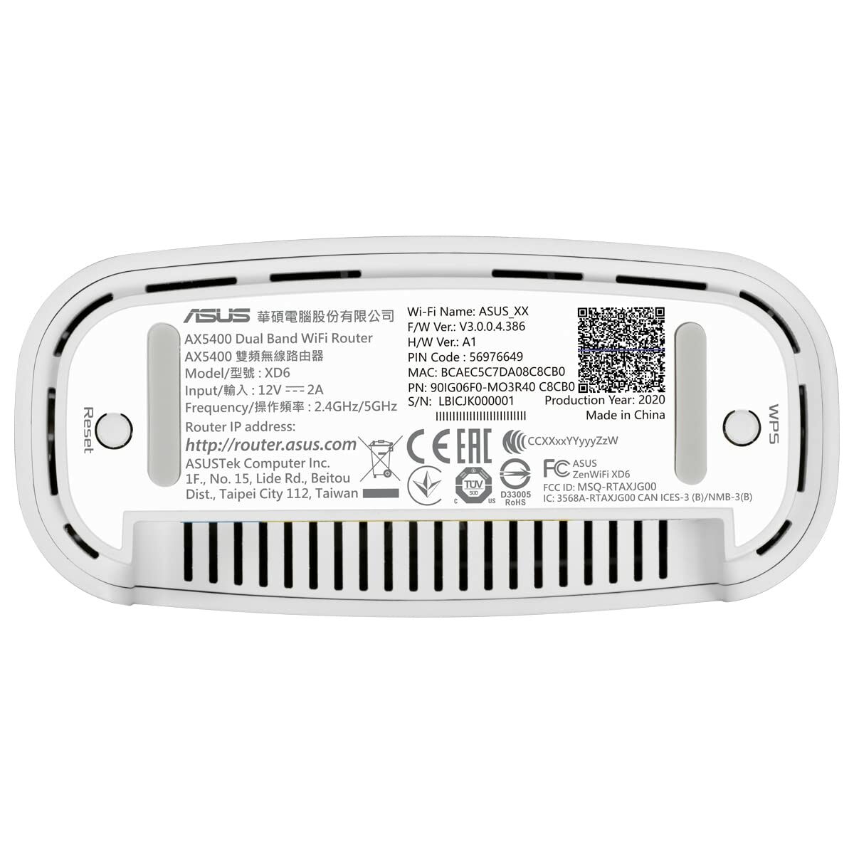 Afbeeldingen van Router Asus ZenWiFi XD6