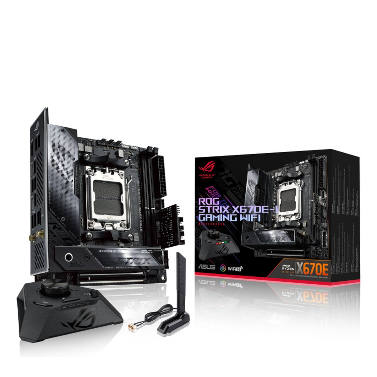 Carte Mère Asus ROG STRIX X670E-I GAMING WIFI AMD AM5 AMD X670 AMD