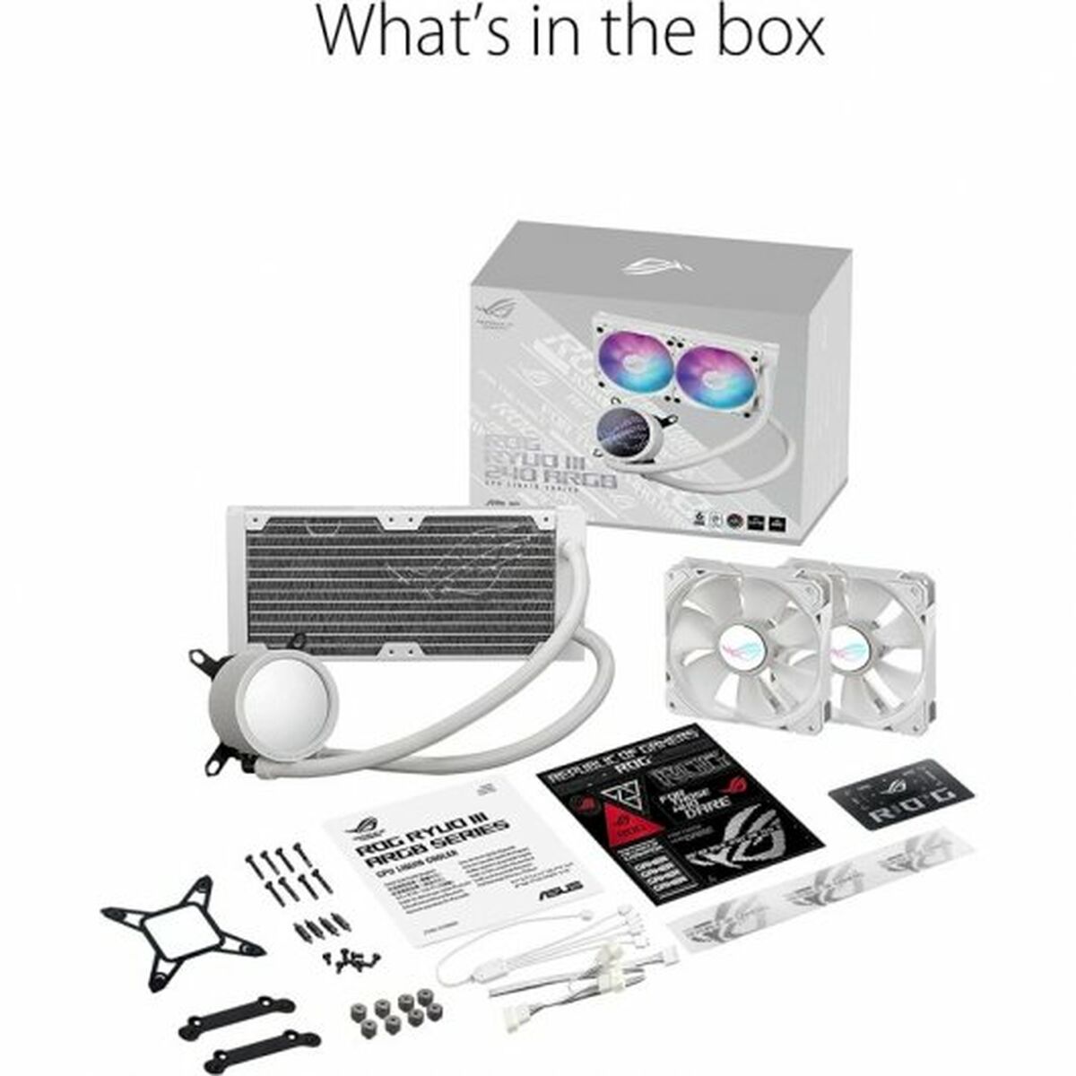 Immagine di Portable Cooler Asus ROG Ryuo III 240 ARGB White Edition
