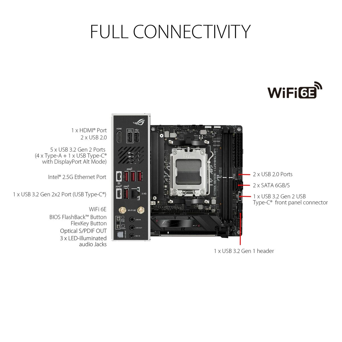 Afbeeldingen van Motherboard Asus AMD AM5 AMD AMD B650