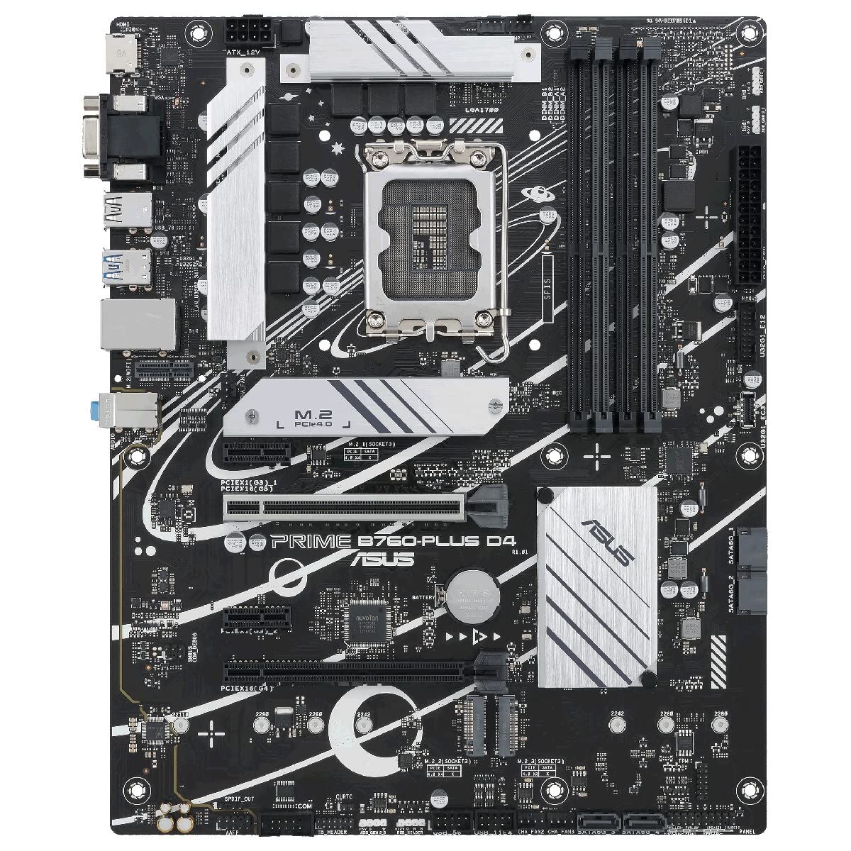 Bild von Motherboard Asus PRIME B760-PLUS D4 LGA 1700