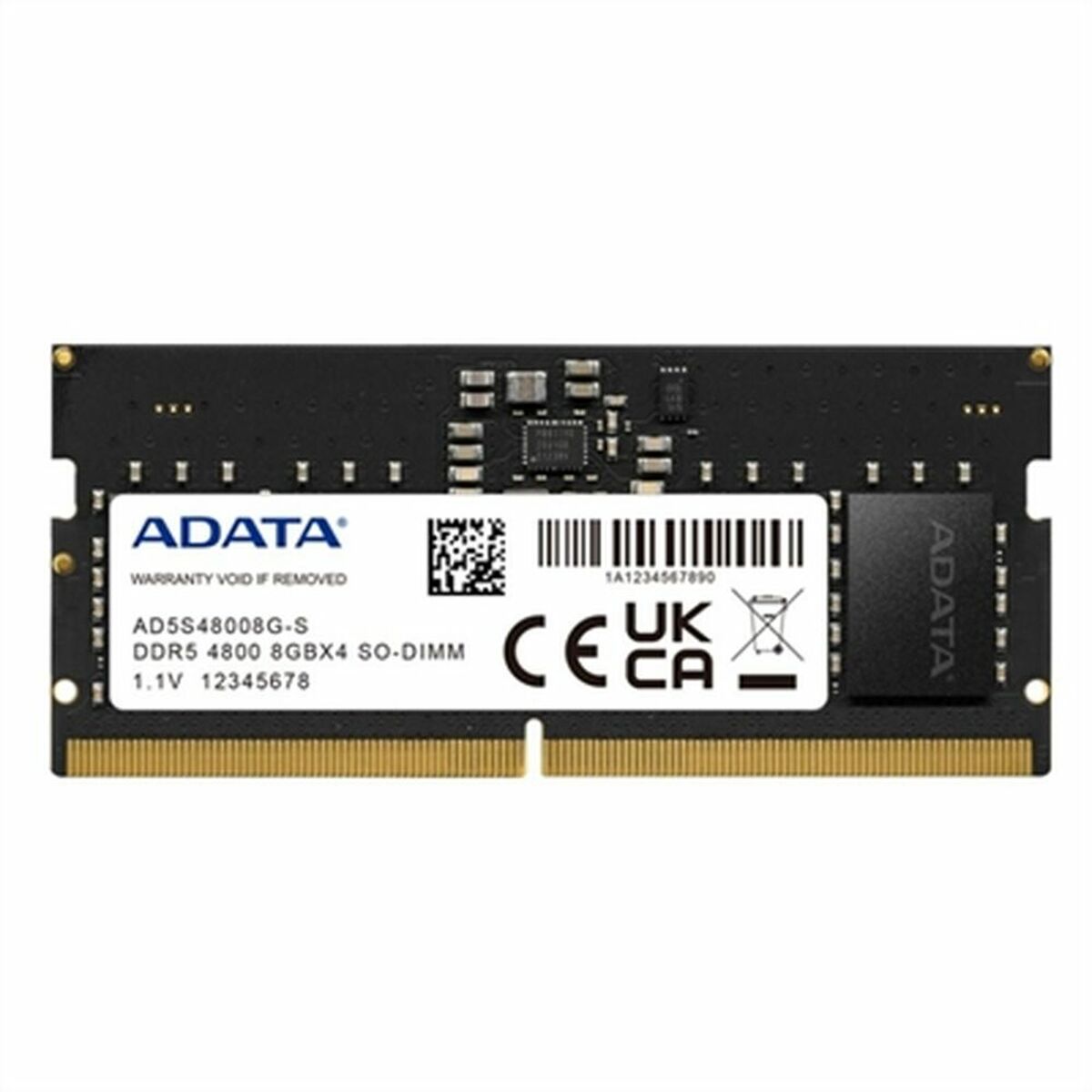 Mémoire RAM Adata AD5S48008G-S 8 GB DDR5 4800 MHZ 8 GB
