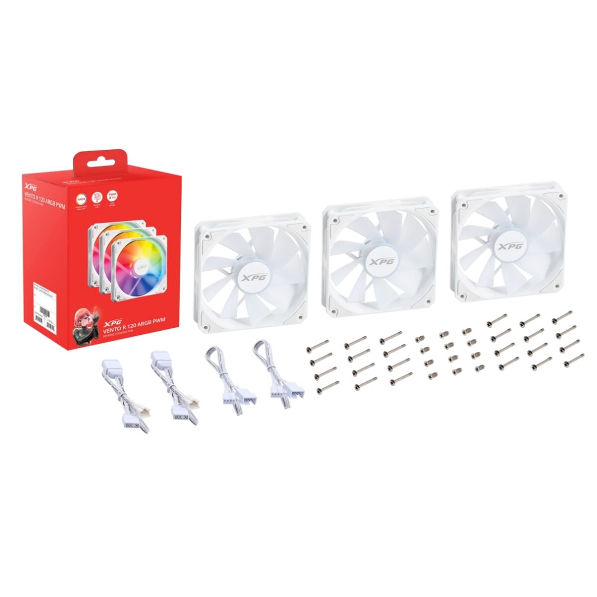 Afbeeldingen van Box Ventilator XPG VENTO R 120 ARGB PWM Ø 12 cm (1 Unit)