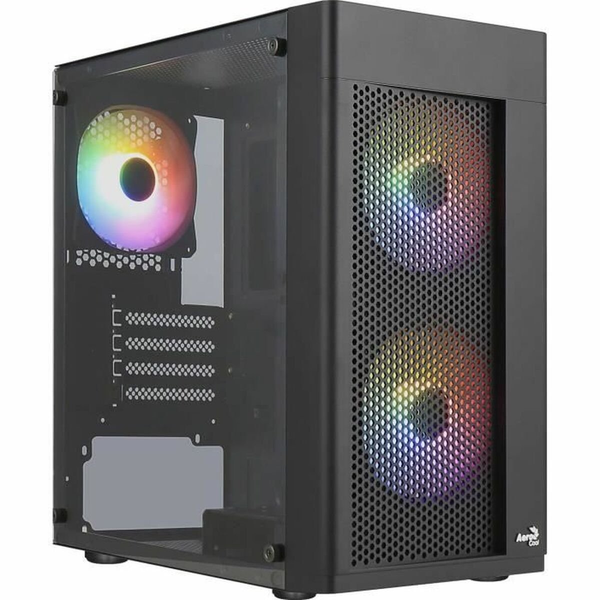 Afbeeldingen van ATX Semi-tower Box Aerocool HEXFORMBKV2 Black