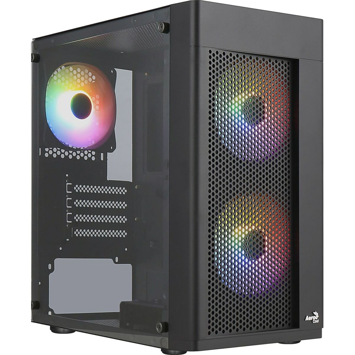 Afbeeldingen van ATX Semi-tower Box Aerocool HEXFORMBKV2 Black