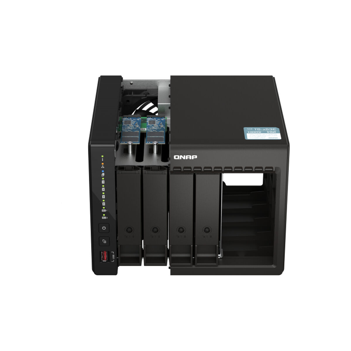 Picture of NAS Network Storage Qnap TS-453E Black Intel Celeron J6412