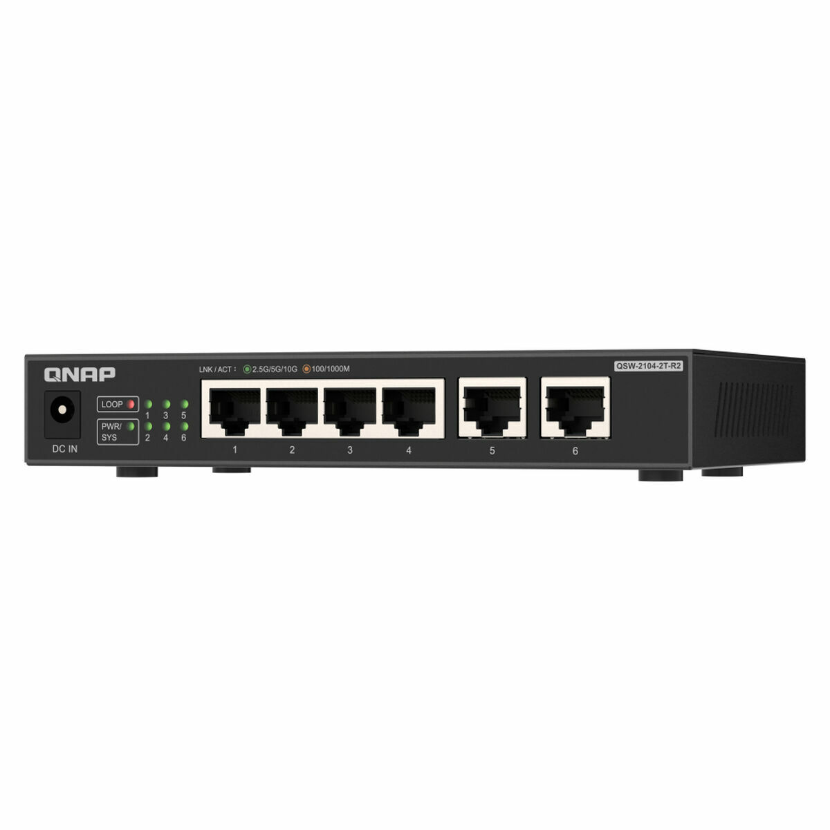 Afbeeldingen van Switch Qnap QSW-2104-2T-R2